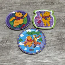 Vintage 90s Disney Winnie the Pooh 8" Plates Zak Designs Bundle of 3 Kids Dinner