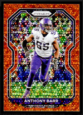 2020 Panini Prizm Anthony Barr Orange Disco Prizm #221 - Minnesota Vikings