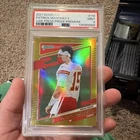 Panini 2021 Donruss Patrick Mahomes II #116 Press Proof Premium Photo VAR PSA 9