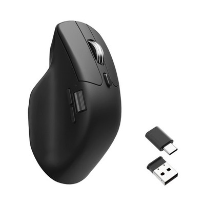 Keychron M6 Silent Wireless Gaming Mouse, 1000Hz Polling, Bluetooth 5.3/2.4GH...