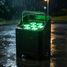 140W Wireless Waterproof RGBWA UV Par Battery LED DJ Par Stage Wash Up Lighting