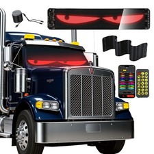Programmable LED Devil Eyes Light for Car Windshield, APP Remote Control, 23.4