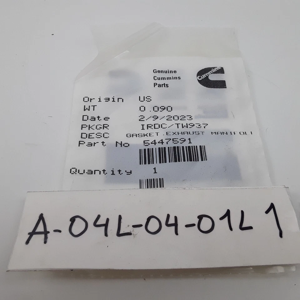 Junta del colector de escape Cummins 5447591 para Dodge Ram 2500 3500 4500 5500 2010 Foto 4 de 4