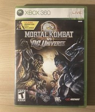 Mortal Kombat VS DC Universe Xbox 360 Complete W/ Liu Kang Animation Cell RARE!
