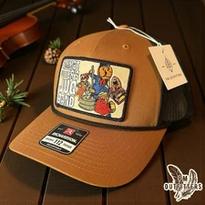 Emmet Otter’s Jug-Band Christmas Rope Trucker Hat Retro Richardson 112 Snapback