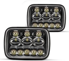 Upgraded 5x7 LED Headlights, 300 Brighter H6054 Sealed Beam Headlamps