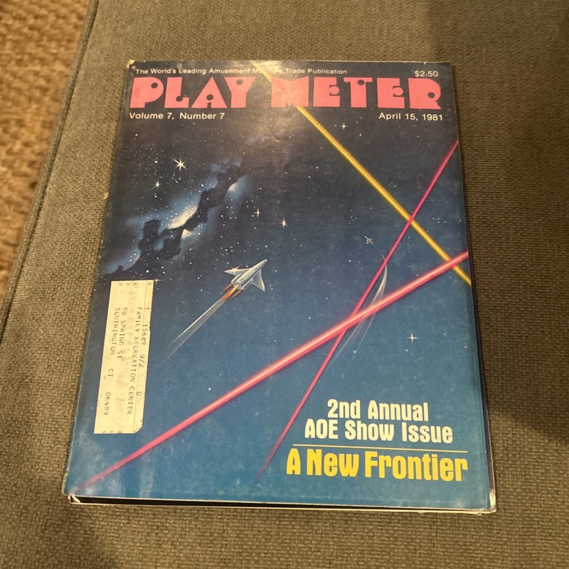 Vintage Play Meter Magazine April 15 1981  Arcade Coin-Op Industry