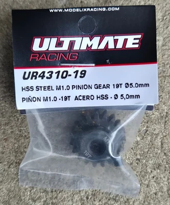 Pignon 1:8 M1 ACIER 19 dents ULTIMATE RACING (Kyosho, Xray, Mugen, Sworks) - Photo 1/2