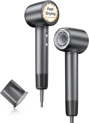 Hair Dryer, Professional 140000 RPM High-Speed Brushless Motor Negative Ionic...