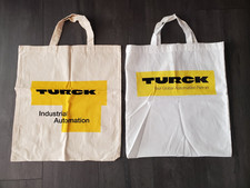2 Stoffbeutel Stofftasche Einkaufsbeutel Turck Werbung Sammler