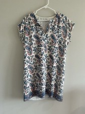 Madewell Dress Women's Size Small Silk Paisley Floral Vacation Summer