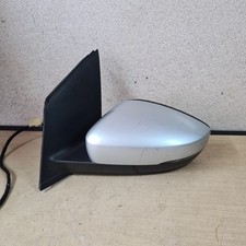VOLKSWAGEN POLO 2012-2017 WING MIRROR PASSENGER LEFT SIDE IN SILVER 6R0857933