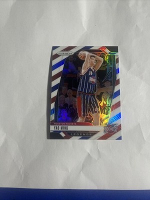 2024-25 Panini Prizm - Legends Yao Ming #284 Red White & Blue Prizm