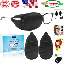 Breathable Eye Patch for Glasses - Ideal for Post-Surgery Recovery, 3.9x1.8in