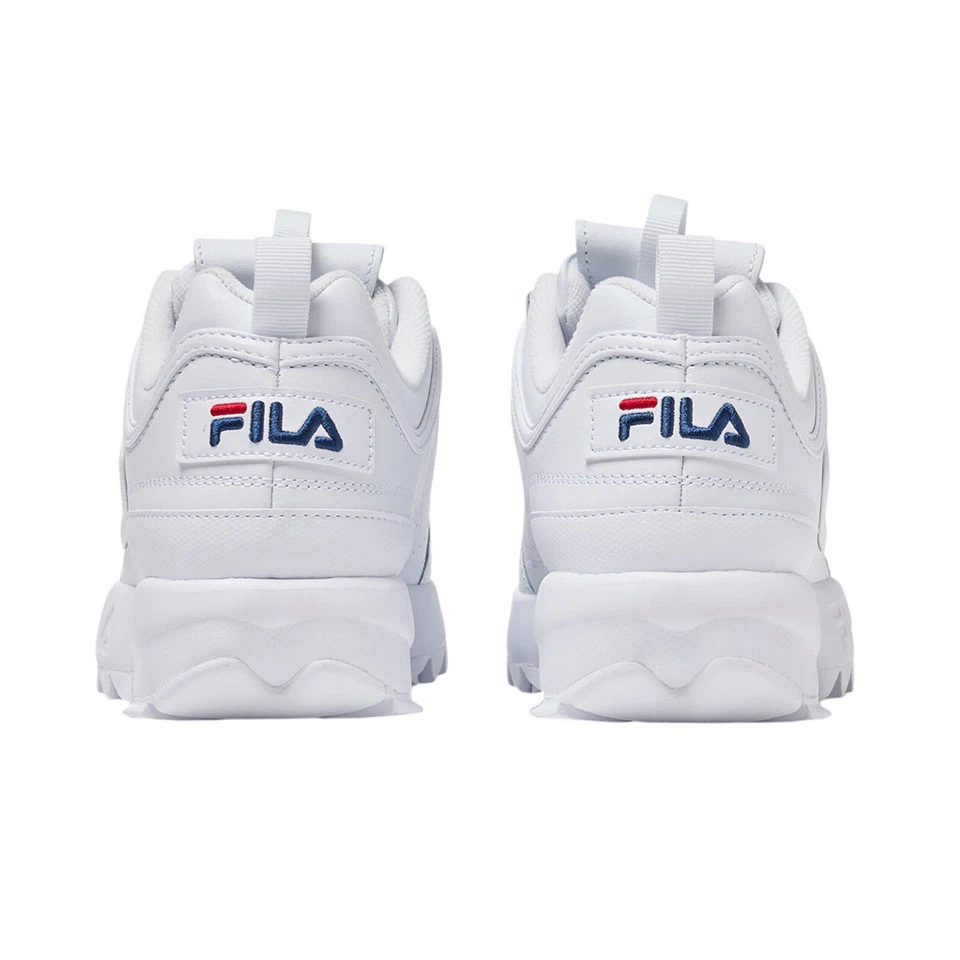 Fila Women's White Disruptor II Premium Fashion Sneakers 5FM00002 - Image 4 of 4