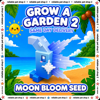 Moon Bloom Seed X5  GROW A GARDEN 2  Fast Delivery 