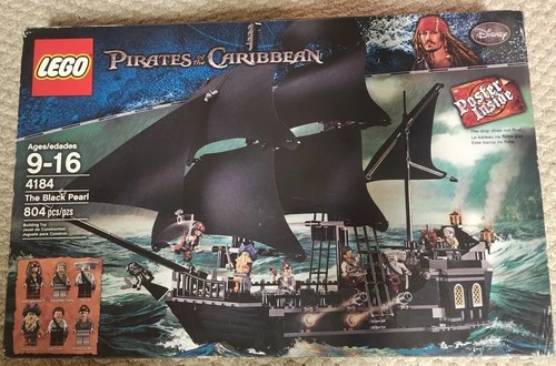 LEGO Pirates Of The Caribbean Black pearl (4184). NIB - Great Condition - Rare