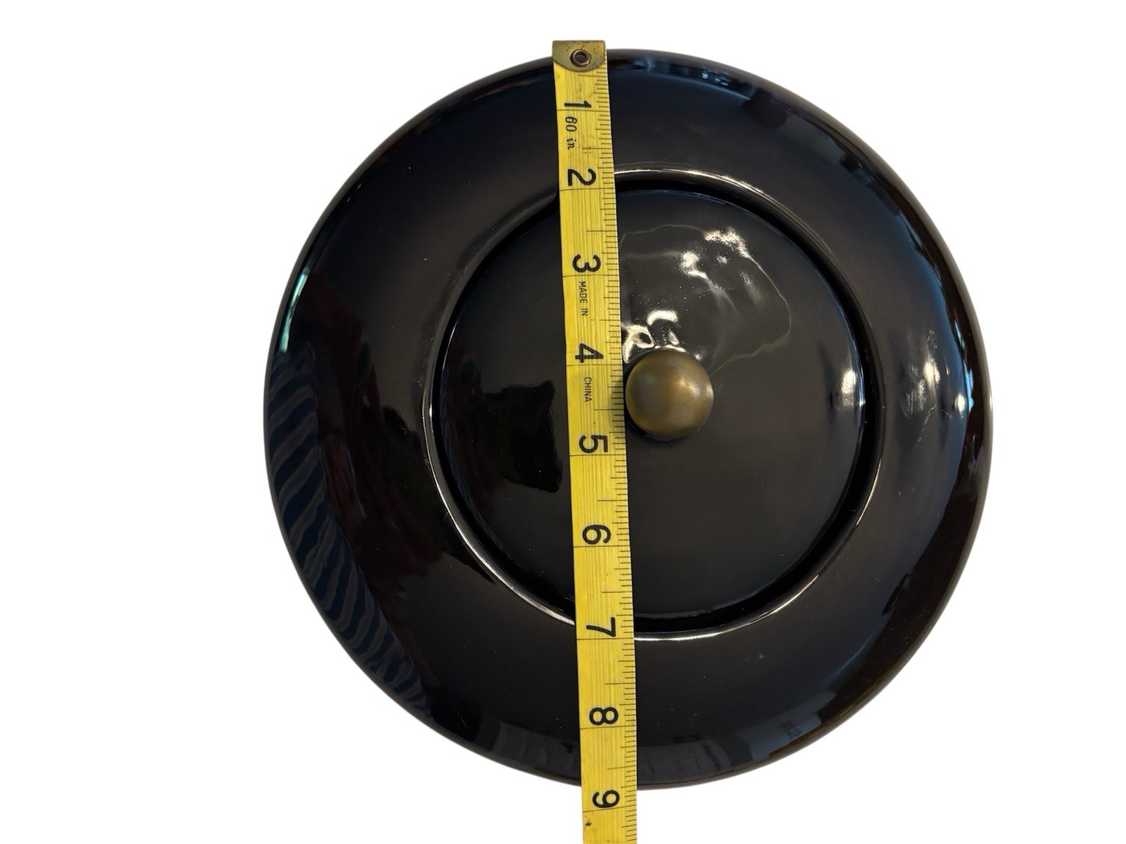 Vintage MCM JARU Pottery Vessel with Lid Black Gorgeous EPOC