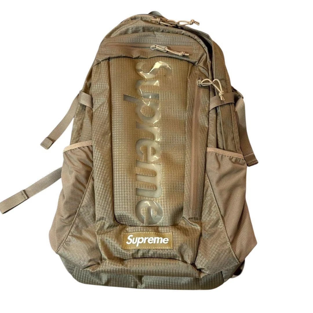Supreme SS21 Sac à Dos Tan Homme Sac à Dos Sac d'école Sac de Voyage