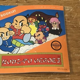 Kung-Fu Heroes NES Instruction Manual Only