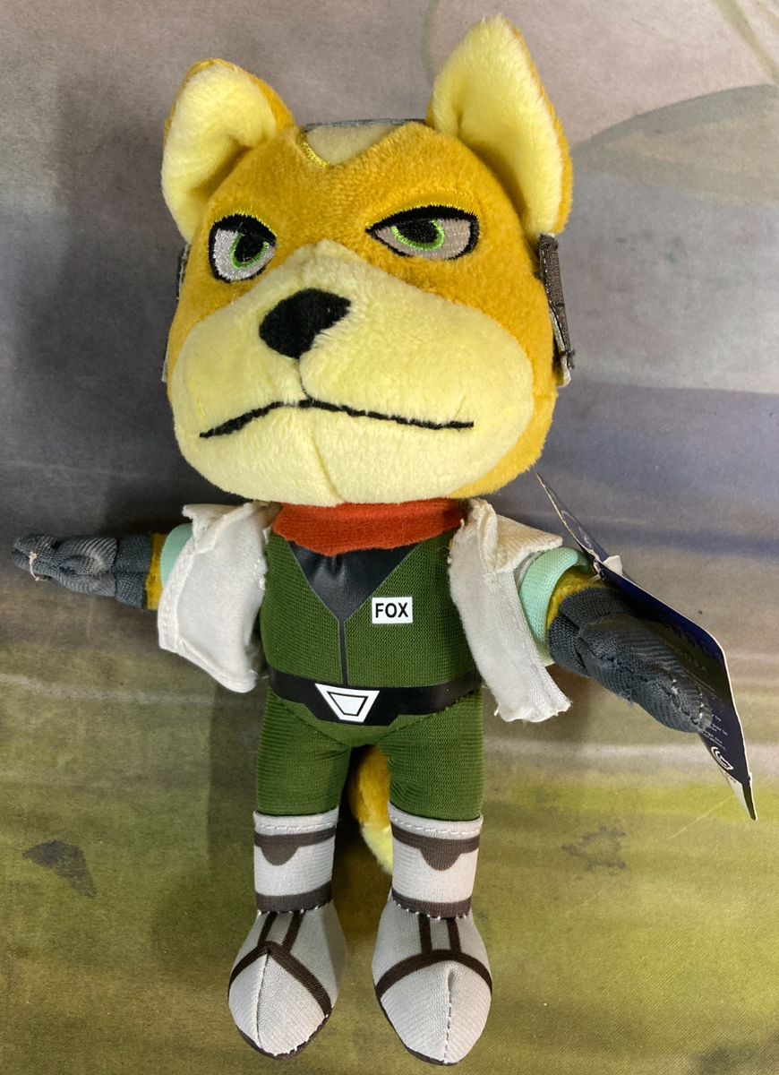 Jakks Pacific 2015 World of Nintendo Fox McCloud Star Fox Plush 8