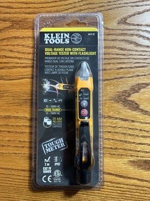 KLEIN TOOLS Dual-Range Non-Contact Voltage Tester w Flashlight! BRAND NEW!
