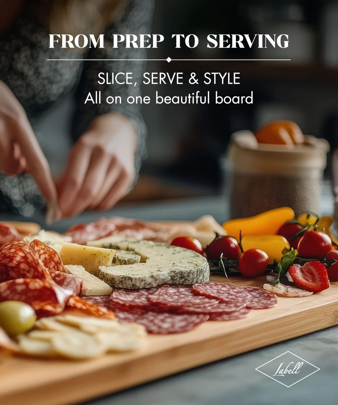 Labell Maple End Grain Cutting Board - Thumbnail 4