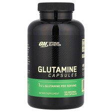 2 X Optimum Nutrition, Glutamine, 240 Capsules (0.5 g per Capsule)