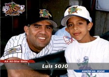 2002 AA All-Stars Grandstand #22 Luis Sojo Coach Venezuela VZ Baseball Card