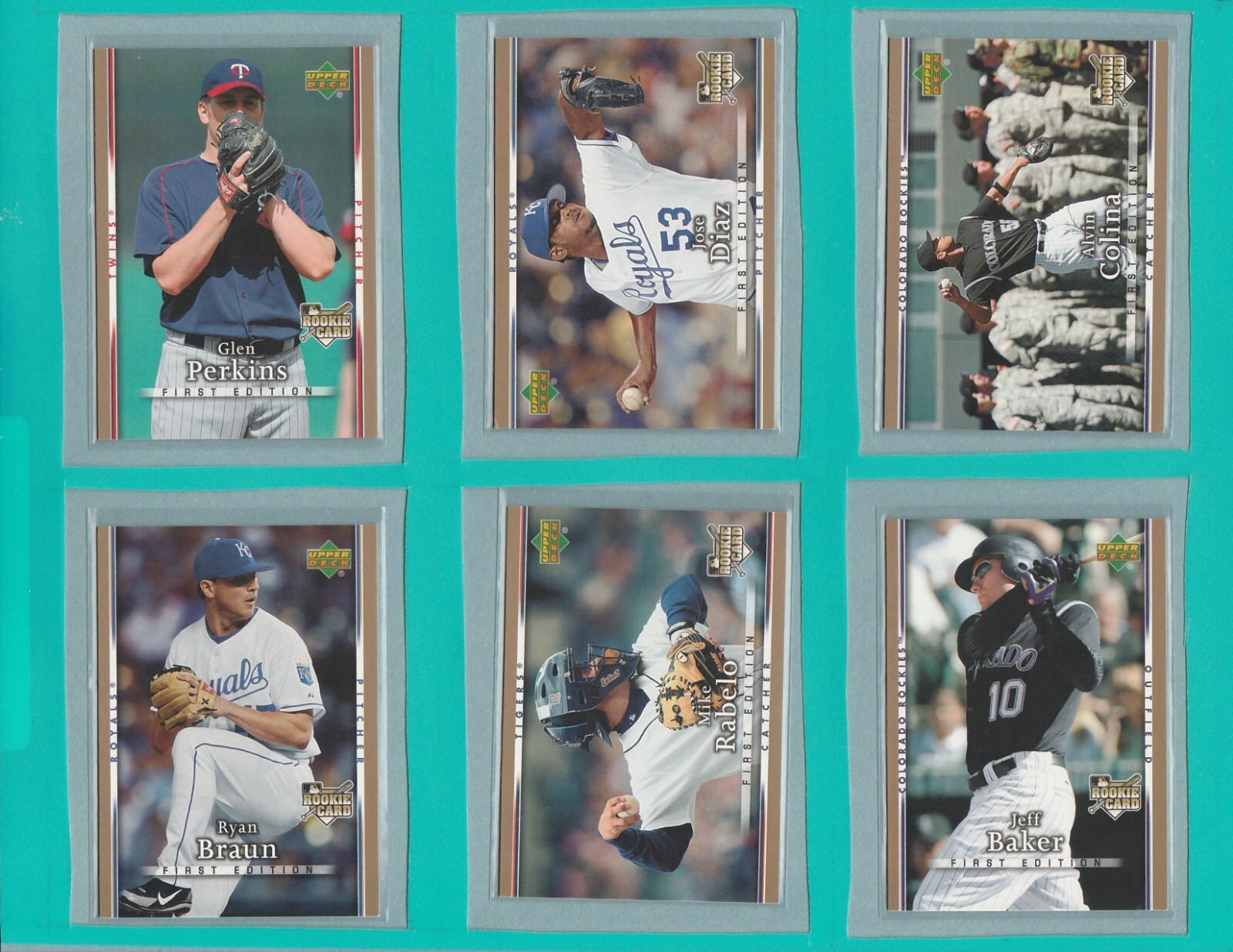 2007 Upper Deck First Edition Baseball Card #19 Mike Rabelo Rookie 