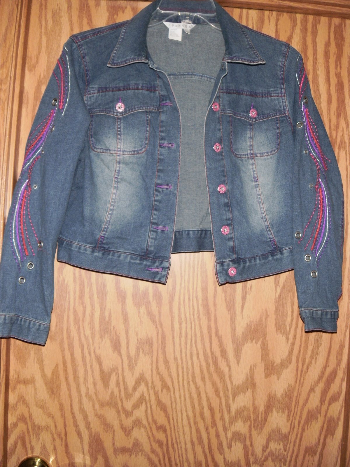 Spanner Denim Jacket Women 10 Retro Style eBay