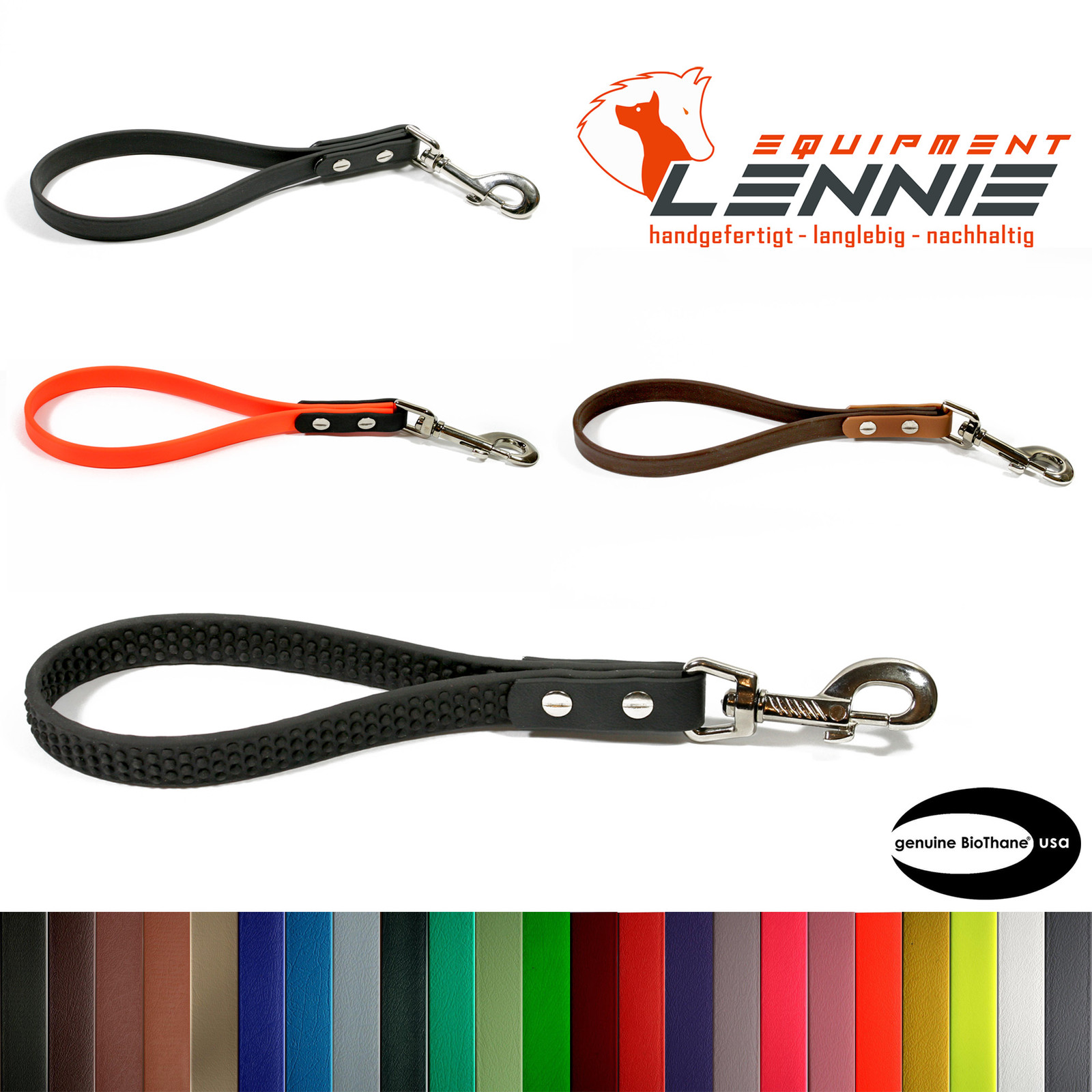 HUNTER SOLID EDUCATION Kombileine 6in1 – 1,8x310 Cm, Rindsleder, Für Training & Alltag