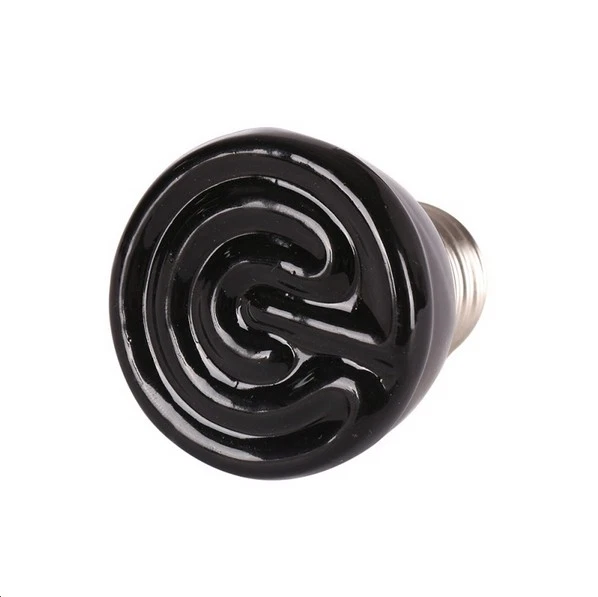 Lampada radiante riscaldante infrarosso IR in ceramica E27 rettili  tartarughe  - Immagine 2 di 2