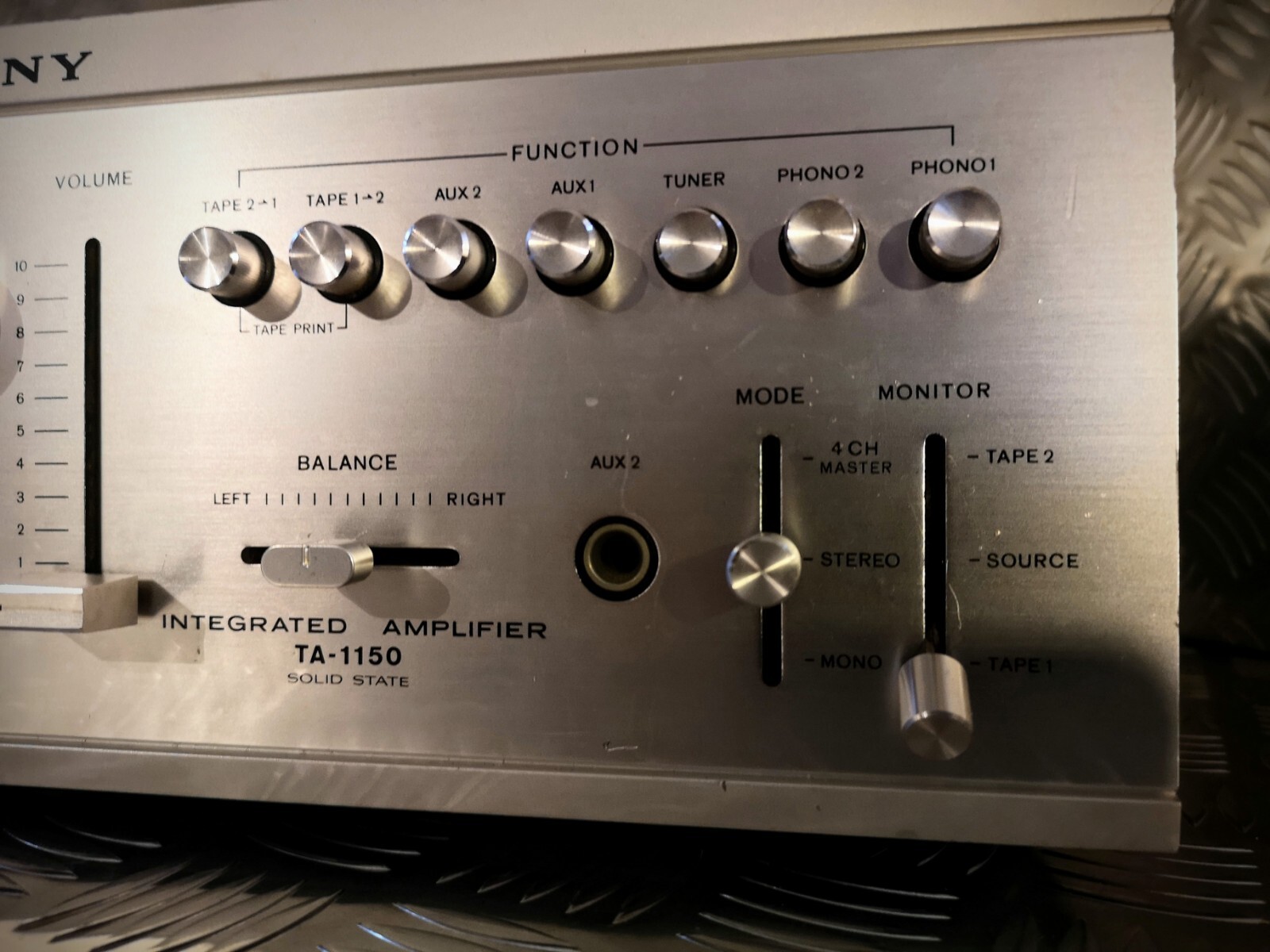 Sony stereo integrated amplifier TA 1150 eBay