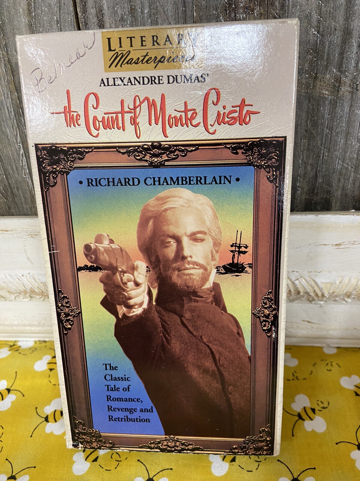 The Count Of Monte Cristo VHS Tape 1975 Richard Chamberlain ~Tested~EUC
