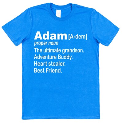 Personalisiertes lustiges T-Shirt Enkel Definition Wörterbuch Stil individueller Name