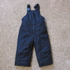 London Fog 2T Navy Blue Warm Filled Snow Bibs Pants Quality