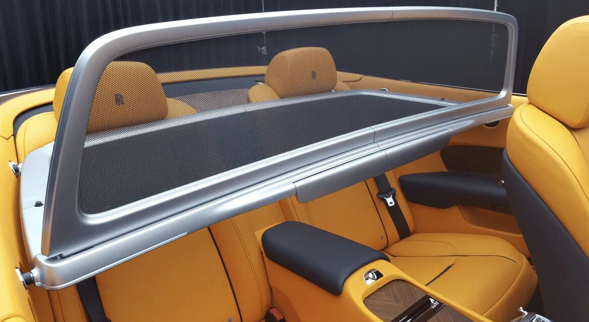 OEM⭕️ ROLLS ROYCE DAWN WIND DEFLECTOR WIND SCREEN WINDSCREEN (ORIGINAL Windbreak