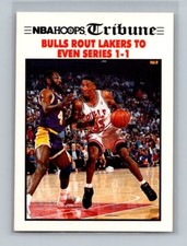 1991-92 Hoops Series 2 NBA Finals Tribute #539 Pippen / Bulls Even Series 1-1