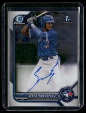 2022 Bowman Chrome #CPA-SE Sebastian Espino Toronto Blue Jays auto