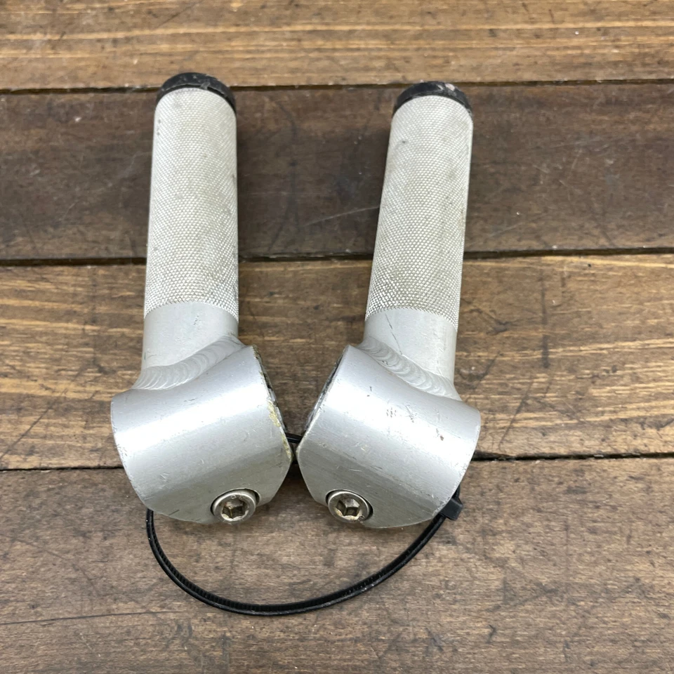 Vintage Control Tech Control Stix Bar Ends MTB Silver ANo 90s MTB Extension A5 - Image 4 of 4