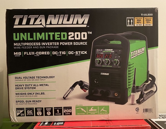 Titanium Unlimited 0 Multiprocess Inverter Power Source Welder For Sale Online Ebay Titanium Unlimited 0 Multiprocess Inverter Power Source Welder For Sale Online Ebay