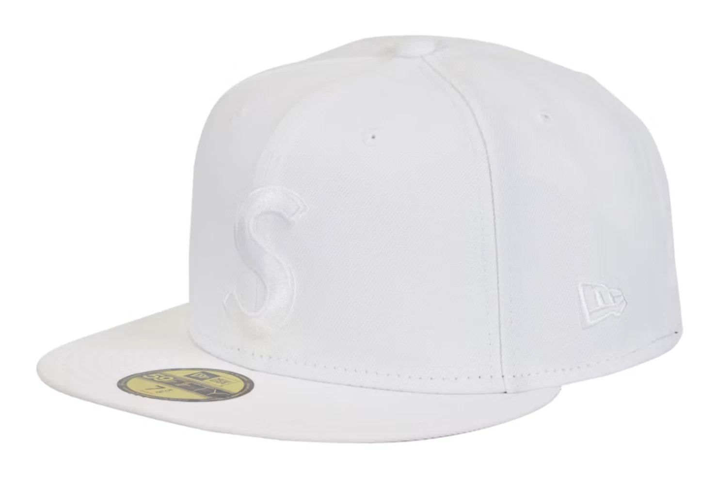 Chapeau ajusté blanc Supreme S S S S S Screw Ball New Era 59Fifty