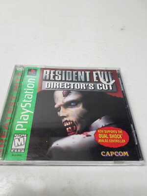 Resident Evil Director's Cut (Greatest Hits) - PS1 Playstation Game DUAL SHOCK