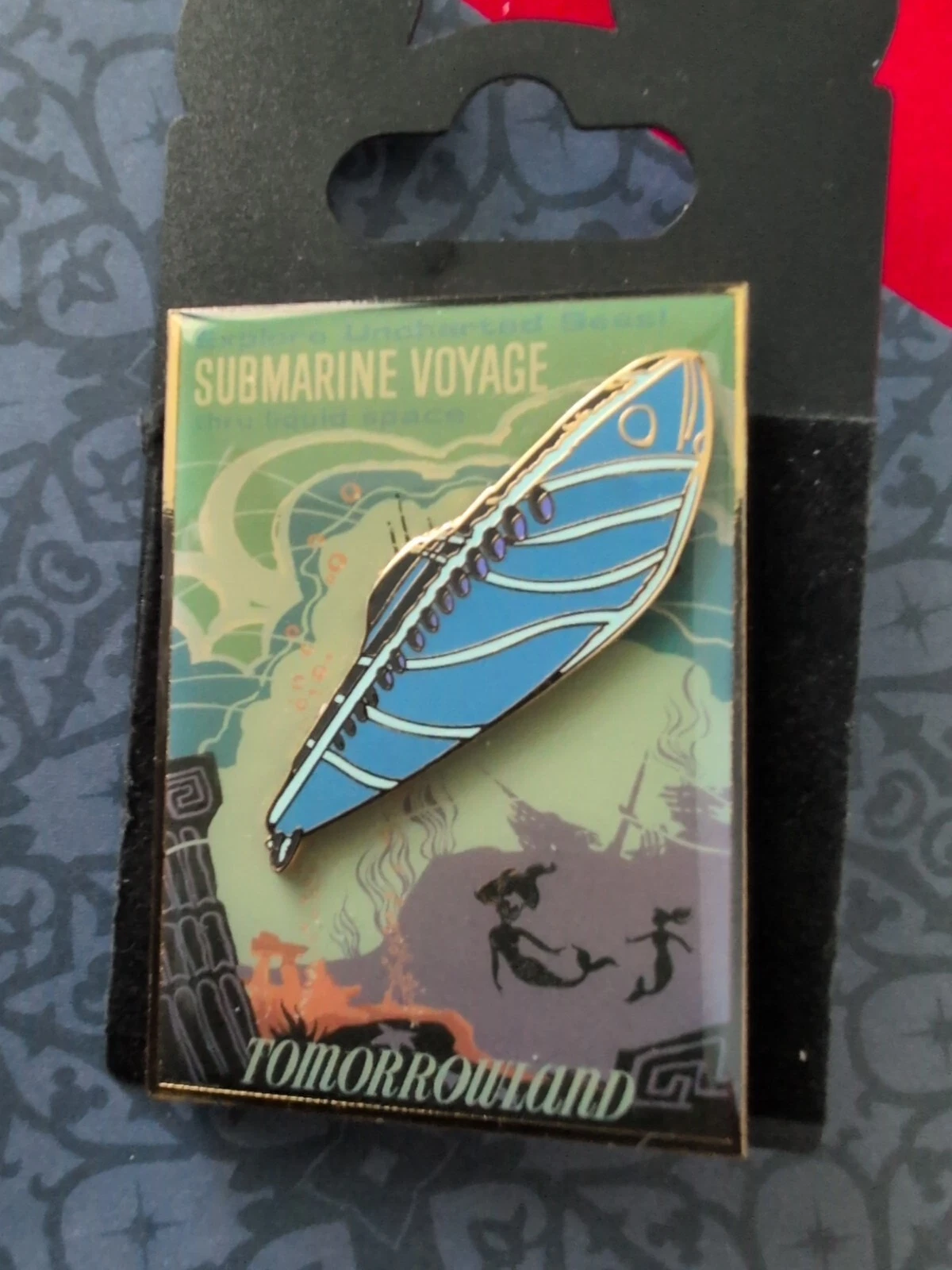 Disney Imagineering LE 300 WDI Disneyland Attraction Poster Submarine Voyage Pin