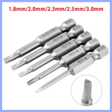 5Pcs Magnetic Triangle Head Screwdriver Bit Set S2 Steel 1/4" Hex Shank 50mm New