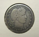 1905-P Barber Quarter in Fine F Circulated Condition with Original Toning