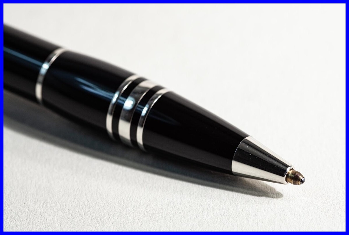 Montblanc Starwalker Resin Line Ballpoint Pen Black Platinum ID