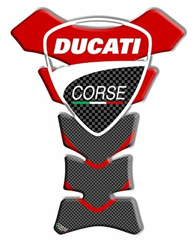 TANKPAD PARASERBATOIO COMPATIBILE CON MOTO DUCATI corse CARBON WORLDSELL