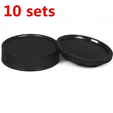 10set Rear Lens Cap + Front Body Cap cover for Minolta MD MC SLR Camera and Lens